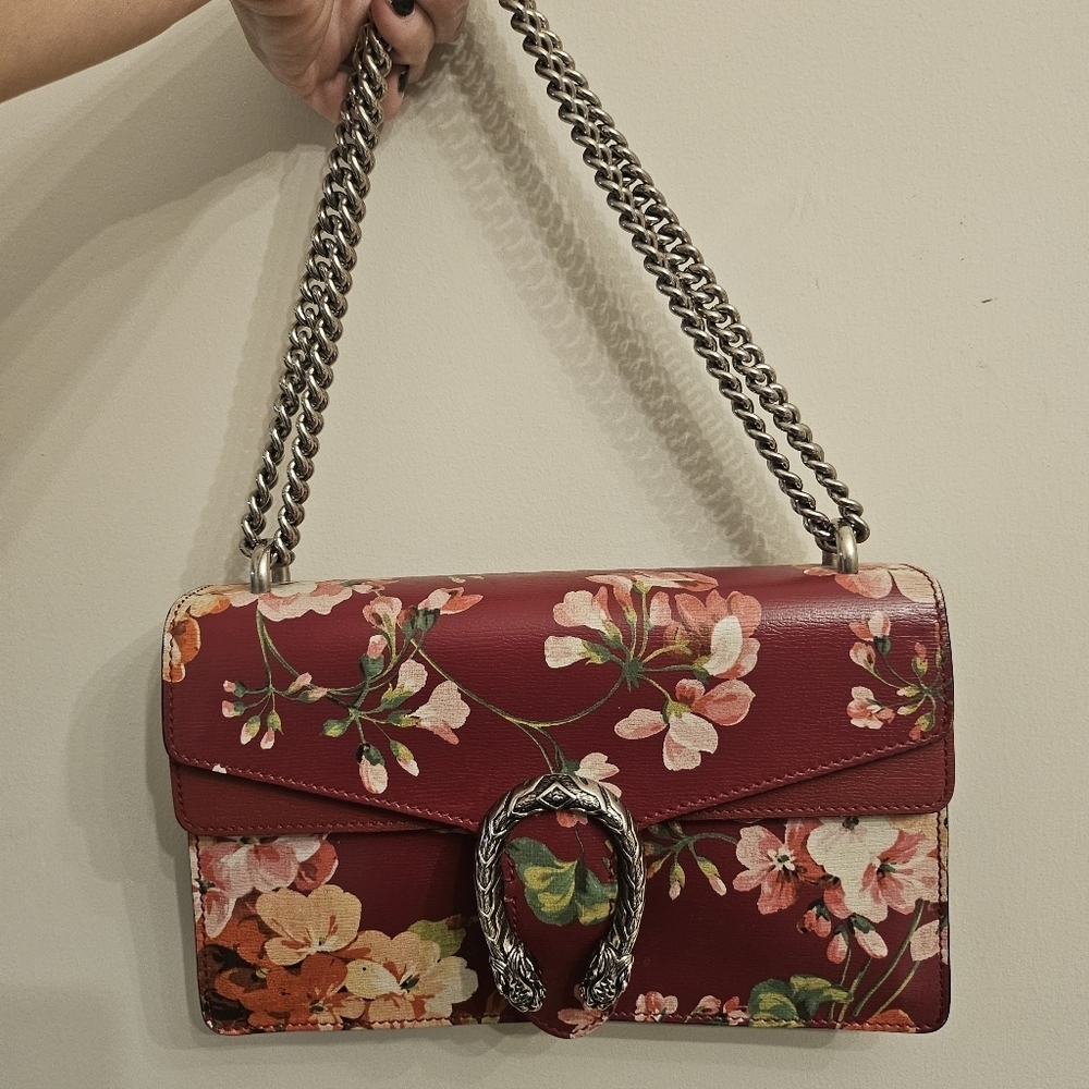 🌸 Gucci Dionysus Blooms Shoulder Bag – Red Floral - Picture 12 of 12